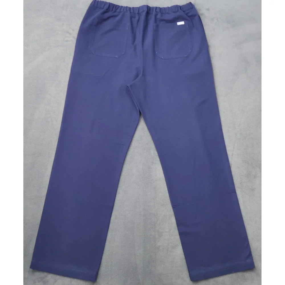 FIGS Scrub Pants Mens XL Navy Blue Excellent Straight Leg Drawstring FM4500
